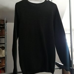 Cross ribbed sweatshirt